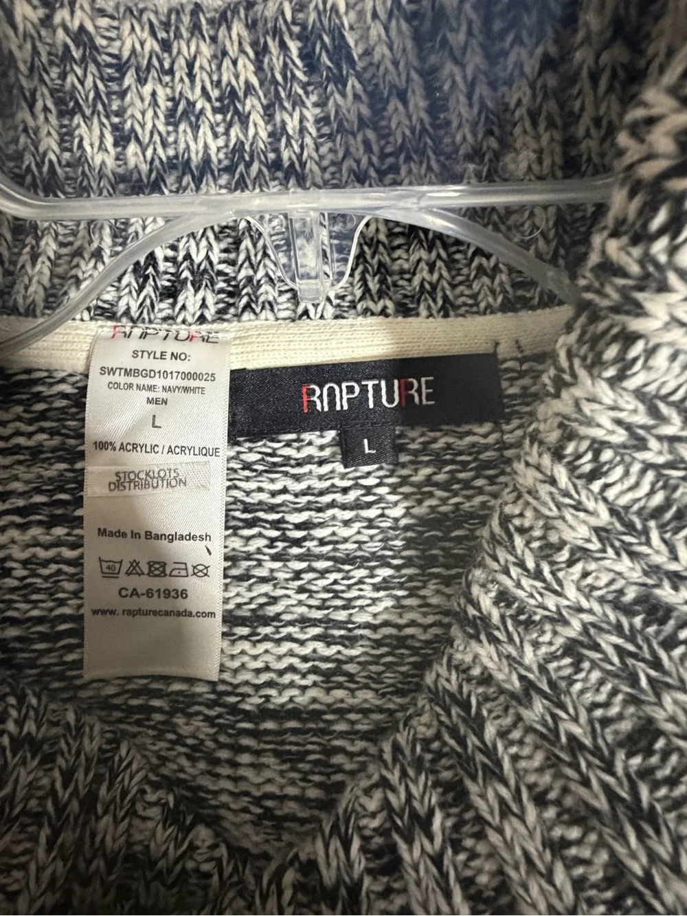 Rapture marled black